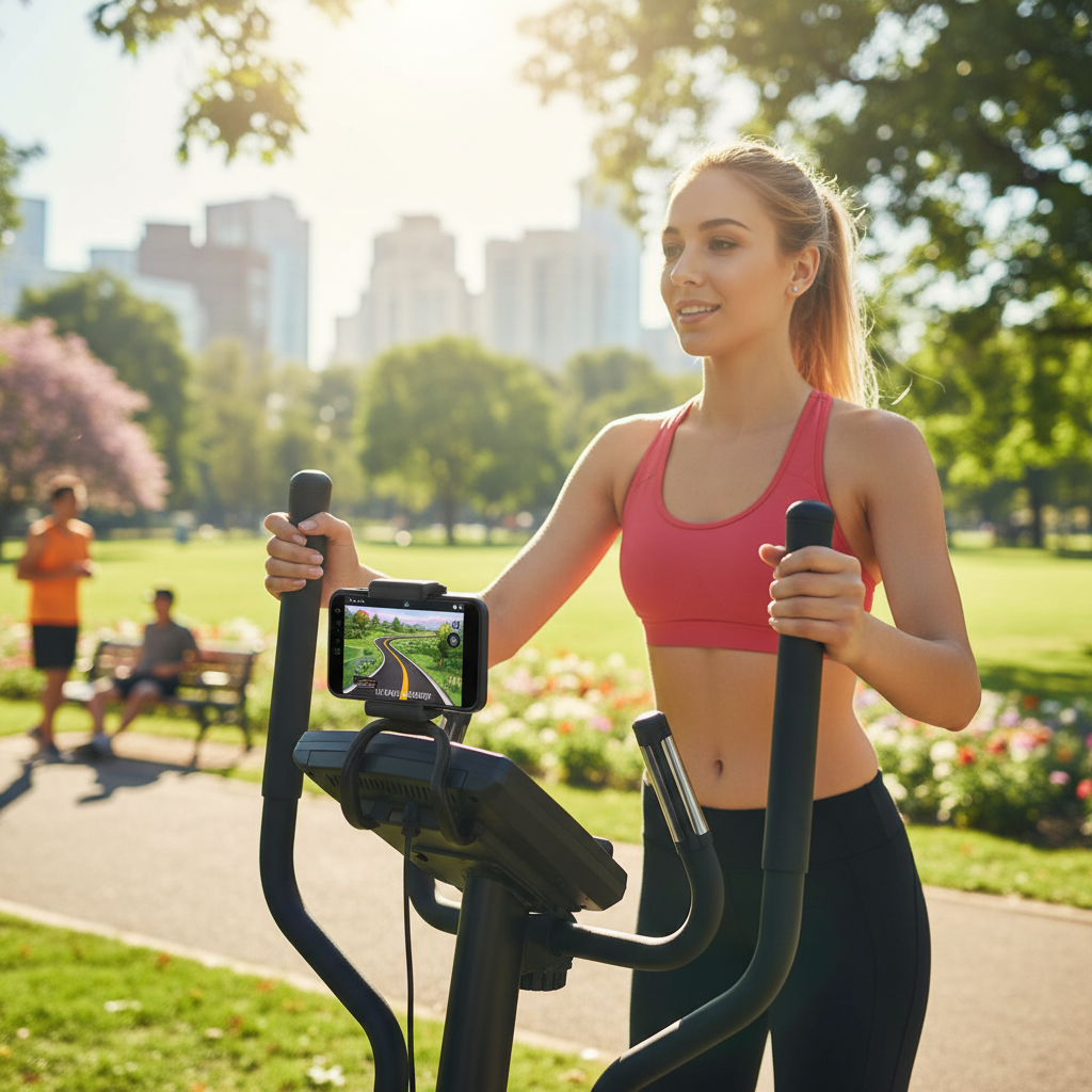 Support Téléphone Tapis Roulant