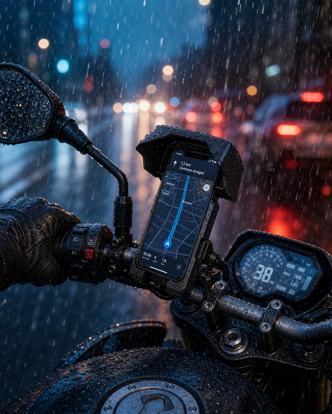 Support Moto Étanche